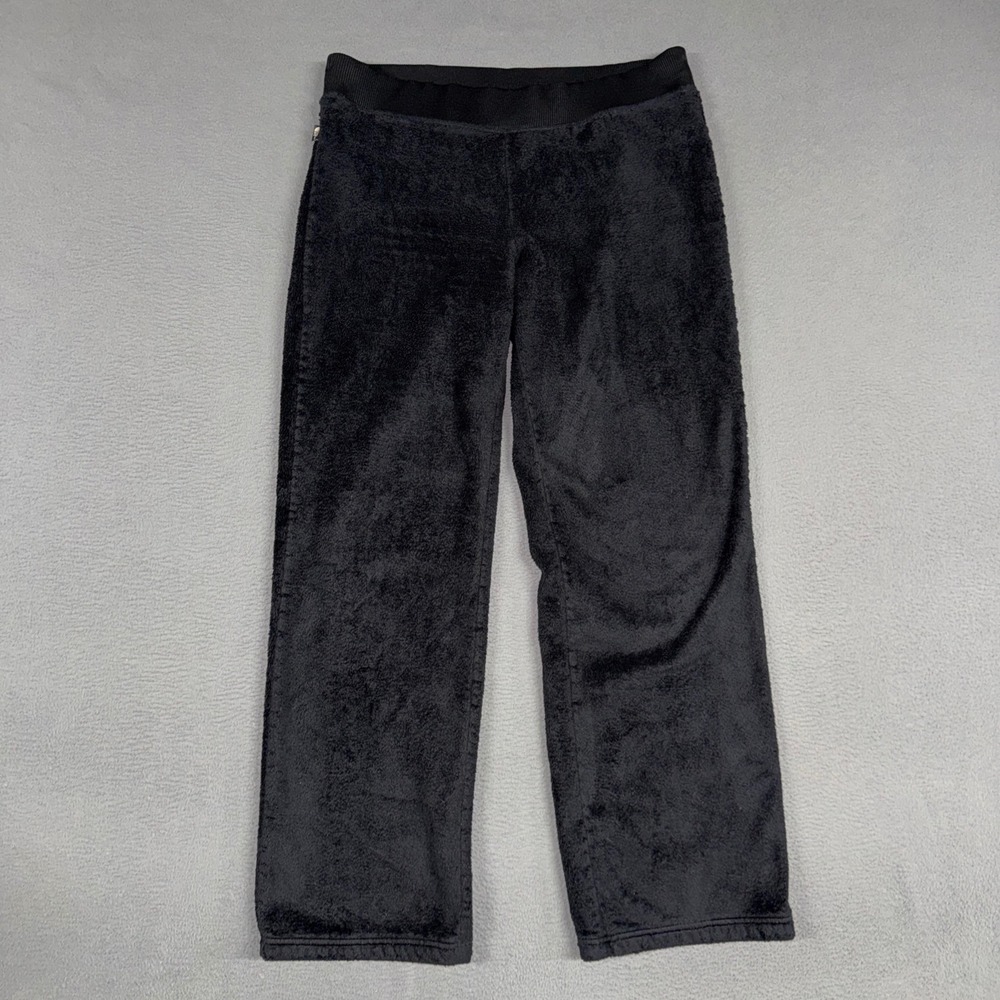 The North Face Fleece Pants Womens Medium Black Osito High Pile Pull On Cozy